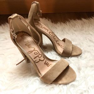 Sam Edelman Yaro Heel in Oatmeal Suede (Size 4)